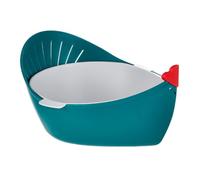 PAMINGONO Cestino Scolapiatti Doppio Strato per Frutta e Verdura Bacinella Multifunzionale per Scolo Alimenti Lavello Cucina Efficiente per Essiccazione Rapida