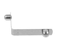 PAMINGONO Clip a Molla in Acciaio Inossidabile Argento, Forma a V, Accessorio Regolabile per Supporto alla Camminata e Fai-da-te per Stampelle e Bastoni da Passeggio