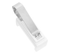 PAMINGONO Clip per Visiera Parasole Auto Bianca, Organizer Compatto per Chiavi e Telecomandi da Garage, Supporto Regolabile per Accessori Interni Automobili, Installazione senza Attrezzi