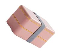 PAMINGONO Contenitore Porta Pranzo Bento Box Doppio Strato in Stile Giapponese da 1.2l, Materiale Pp+pe Resistente al Calore senza Perdite, per Pranzo a Scuola o Lavoro