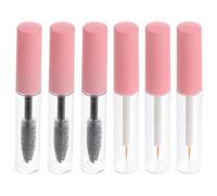 PAMINGONO Contenitori Vuoti in Pet per Mascara e Eyeliner 6 Pezzi 5ml con Design Trasparente Ricaricabili Accessori Pratici per Trucco Fai da Te