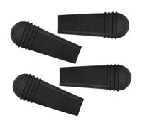 PAMINGONO Copertura Maniglia Freno per Sedia a Rotelle 4 Pezzi in Plastica Nera Protezione Antiscivolo Ammortizzazione Compatibile Deambulatori e Rollator per Uso Quotidiano Sicuro