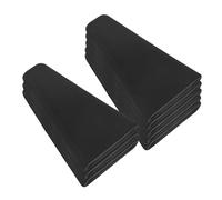 PAMINGONO Cuscinetti Angolari e Lavabili in Lavastoviglie in Silicone Nero 8 Pezzi Protezione Angolare per Friggitrice ad Aria Accessori Pratici per Cucina