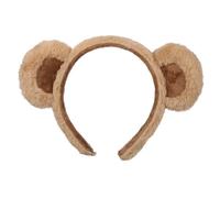 PAMINGONO fascia dell'orecchio dell'orso Cerchietti per ragazze Decorazioni per feste per ragazze cappotto orecchie di scoiattolo Fascia per da ragazza copricapo da festa tessuto