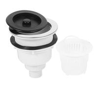 PAMINGONO Filtro di Scarico in Acciaio Resistente per Lavabo in Ceramica Tappo di Scarico per Lettino Shampoo Salone Parrucchiere Drenaggio Efficiente e Facile Installazione per Uso