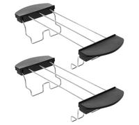 PAMINGONO Griglia per Toast in Acciaio Inox 2 Pezzi, Portapane per Tostapane, Supporto Scaldavivande per Cucina, Accessorio Ricambio per Macchina Toast, Facile da Pulire e Resistente