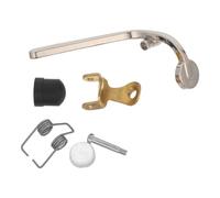 PAMINGONO Kit Valvola di Scarico Trombone in Ottone Supporto in Gomma 6 Pezzi Parti di Ricambio per Riparazione Trombone e Accessori Strumenti a Fiato per Manutenzione e Gestione Umidità