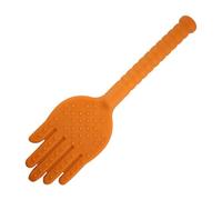 PAMINGONO Martello Massaggio Ritmico in Plastica Arancione, Mazza da Massaggio Ergonomica per Agopressione, Strumento Massaggi Manuale per Rilassamento Corpo e Sollievo Stanchezza