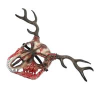 PAMINGONO Maschera di Cervo Corna, Schiuma Rp, per Teatro e Feste | Struttura Staccabile, Effetto Realistico e Vivace, Comoda per Adulti, Accessorio per Costume Cervo