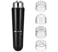 PAMINGONO Massaggiatore Facciale Elettrico Galvanico Mini Rullo Faciale Portatile per Dispositivo Idratante e Massaggio Anti-Gonfiore Occhi Uso Domestico Nero