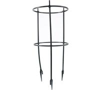 PAMINGONO Mensola per Piante Rampicanti in Plastica 3 Pali 2 Anelli 20 Cm per Vasi da Interno ed Esterno Supporto Stabile per Piante Rampicanti e Ortaggi Resistente a Vento e Pioggia