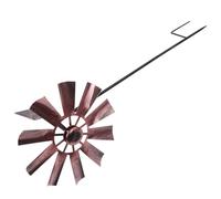 PAMINGONO Mulino a Vento in Ferro Battuto da Giardino Girandola Decorativa Rotante da Cortile Resistenza all’Usura Mulino a Vento Decorativo da Esterno per Decorazione Giardino