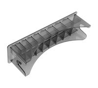 PAMINGONO Organizer Porta-protezioni per Tosatrici 10 Scomparti, Custodia Porta-tagliacapelli Multi-slot in Plastica Nera, Contenitore per Accessori da Barber Shop e Stazione di Taglio