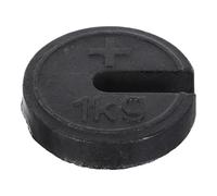 PAMINGONO Peso Scanalato in Ferro per Trazione Ortopedica 1 Kg, Contrappeso Bilancia Retrò per Terapia, Peso di Calibrazione Standard per Bilance Pesapersone e Bilance Portatili, Uso Clinico