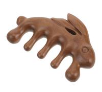 PAMINGONO Pettine da Massaggio in Legno per Cuoio Capelluto, Strumento Massaggiatore Corpo Ergonomico, Massaggiatore Tradizionale Thailandese per Alleviare Tensione Muscolare e Stimolare