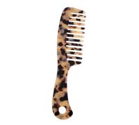 PAMINGONO Pettine per Chioma in Plastica Manico Confortevole e Denti Larghi, Stile Vintage Semplice, per Saloni di Parrucchieri e Uso Quotidiano