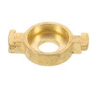 PAMINGONO Piastra Guida Valvola per Tromba in Ottone Compatibile, Set Accessori Riparazione con Molla e Disco di Arresto, Allineamento Pistone per Trombe Soprano e Strumenti da Banda,