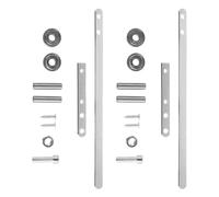 PAMINGONO Piegatrice Manuale per Barre D'acciaio da 1-10 Mm, Utensile Piegatore per Filo Metallico Pesante Struttura Ergonomica, Set da 2 Pezzi per Uso Industriale e Officina