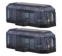 PAMINGONO Portafusibili Anl da 2 Pezzi 100A per Auto Fusibile Amplificatore Audio Protezione Sovraccarico e Cortocircuito Accessorio per Impianti Audio Automobilistici Facile