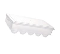 PAMINGONO Portauova Frigorifero Egg Box con Coperchio, Organizer per 15 Uova, Impilabile, in Pp, Facile da Riporre e Vedere nel Frigo