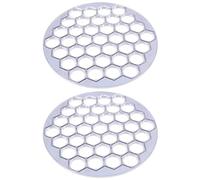 PAMINGONO Pressa per Ravioli da Cucina in Lega 37 Fori Set 2 Pezzi Manico Lungo Macchina Portatile per Preparare Ravioli Mini Gusci di Torta e Pasta Fatta in Casa Utensile per Uso