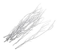 PAMINGONO Rami Ramoscelli Legno Secchi 10 Pezzi Bastoncini Decorativi Bianco per Composizioni Floreali e Decorazioni Feste Casa