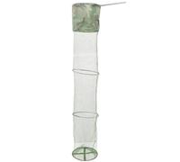 PAMINGONO Rete da Pesca Rotonda in Nylon Pieghevole per Pesci e Gamberi, per Pesca in Fiume e Mare Rete Resistente e Design Antiaggrovigliamento Colore Casuale