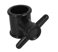 PAMINGONO Ricambio per Ombrellone da Giardino, Giunto Asta 2, 9cm Nero | Accessorio di Riparazione per Palo, Plastico, Installazione Rapida, Compatibile Ombrellone e Uso Piscina