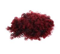 PAMINGONO ricci e soffici parrucche wig coda di cavallo con coulisse in umani parrucca updo estensioni dei crocchia di con parrucca bang fibra chimica