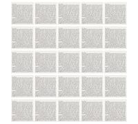 PAMINGONO Rotolo Mezuzah Ebraica per Porta con Pergamena Sacra Kosher, Decorazione Casa Ebraica con Testo Biblico, Set 50 Pezzi per Benedizione e Protezione Spirituale