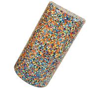 PAMINGONO Rullo in Schiuma Colorato per Yoga e Pilates Massaggio Muscolare e Terapia Fisica Mezza Colonna per Allenamento Rilascio Tensioni e Correzione Posturale