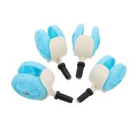 PAMINGONO Ruote per Deambulatori 4 Pezzi in Plastica Rotazione e Compatibilità Versatile per Superfici come Casa e Tappeti, Accessori Silenziosi per Ragazzo Ragazza