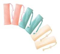 PAMINGONO Sacchetti Di Rete Per Sapone Esfoliante 6 Pezzi Multistrato Colorati Per Doccia e Viso Schiuma Ricca, Portasapone a Rete Salvasapone Per Tutti i Tipi Di Saponette, Accessori Bagno Pratici