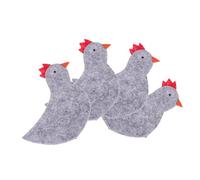 PAMINGONO Sacchetti per Uova di Pasqua Copri Pulcini 4 Pezzi Maniche per Uova di Pulcino Sacchetti per Uova di Pasqua Artigianali Copri Uova Decorativi per La Celebrazione della Pasqua