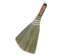 PAMINGONO Scopa da Tavolo in Paglia di Riso Piccola 23X30 CM Manico Ergonomico Spolverino Portatile per Scrivania e Pulizia di Mobili Ventilatori e Auto Resistente e Facile da Usare