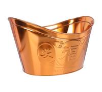 PAMINGONO Secchio di Ferro Resistente alle Alte Temperature per Bruciare Carta Sacrificale Inceneritore per Culto Apertura Ampia Secchio Piccolo per Uso Domestico e Tempio Durante la