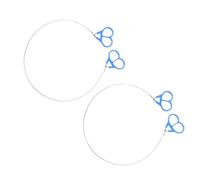 PAMINGONO Seghetto da Traforo in Acciaio Inox 2 Pezzi Filo e Anello per Campeggio e Sopravvivenza, Seghe Manuali Leggere e Portatili per Attività Outdoor come Caccia, Pesca ed Escursionismo