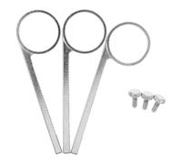 PAMINGONO Set 3 Anelli Scorrevoli in Metallo per Valvole Tromba Accessori per Strumenti Musicali con Viti di Supporto Anelli a Forma di Tromba per Protezione e Comfort Durante Esecuzioni e