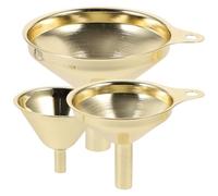 PAMINGONO Set 3 Imbuto in Acciaio per Aceto e Olio Utensile da Cucina Compatto e Multiuso per Ristoranti