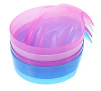 PAMINGONO Set 4 Ciotole per Ammollo Unghie in PP Sicure e Resistenti Vassoio Manicure per Ammollo Mani Accessori Nail Art per Rimozione Smalto Professionale Uso Domestico Colore Casuale