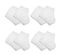 PAMINGONO Set 4 Copripunta per Pattini a Rotelle Morbido Bianco, Protezioni per Scarpe da Pattinaggio Artistico Adulti, Copriscarpe per Pattinaggio sul Ghiaccio Taglia Grande (37-43)