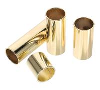 PAMINGONO Set 4 Slide per Chitarra Elettrica in Metallo, Anelli Scorrevoli per Dita, Accessori per Chitarra Acustica e Basso, Diverse Misure per Uso Professionale e Principianti, Portatili