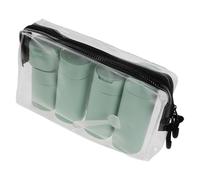 PAMINGONO Set 6 Flaconi da Viaggio in Plastica Vuoti da Spremere Dispenser Ricaricabili per Shampoo e Lozione Tubetti Compatti Anti-Perdite per Cosmetici per Viaggi Aerei e Uso