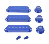 PAMINGONO Set Accessori Chitarra Elettrica 8 Pezzi Manopole Volume e Tono Coperture Protettive in Plastica per Pickup Compatibile Pickup Standard per Musicisti e Studio di Registrazione