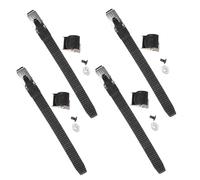 PAMINGONO Set da 4 Cinghie con Fibbia Sostituibile per Pattini a Rotelle, Accessori Leggeri e Durevoli con Viti di Fissaggio, Forniture per Skate Adatte a Uomo e Donna per Pattinaggio