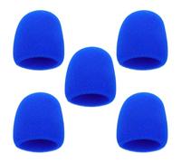 PAMINGONO Set da 5 Coperture in Schiuma Spessa per Microfono Portatile, Manicotti Antipolvere e Antispruzzo, Protezione Microfono per Karaoke, Concerti e Studi di Registrazione