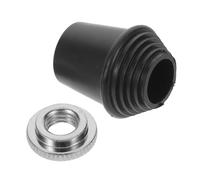 PAMINGONO Set Piedini in Gomma Antiscivolo per Batteria con Punte Filettate Stabilizzatori per Gambe Grancassa Accessori di Ricambio Resistenti per Strumenti a Percussione Protezione