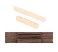 PAMINGONO Set Ponte e Capotasto per Ukulele in Legno di Palissandro Accessori per la Riparazione dello Strumento Sella Regolabile Kit Sostituzione Parti per Musicisti e Appassionati di