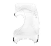 PAMINGONO Sgabello Trasparente per Bagno Multiuso Supporto per Wc, Antiscivolo e Portatile, Sgabello da Vasino Piccolo e Adulti, per Toilette e Formazione del Corretto Uso del Water