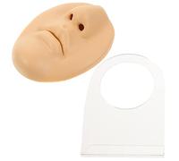 PAMINGONO Simulazione Viso Finta Per Pratica Piercing Naso e Bocca in Silicone Con Supporto, Simulazione Realistica a Grandezza Naturale Per Scuole, Saloni Di Bellezza e Formazione Professionale